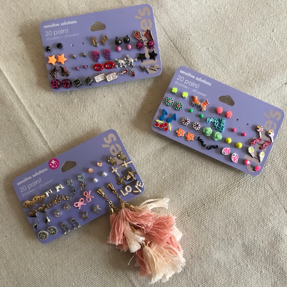 Claire's Jewelry Nwt Over 5 Pairs Of Assorted Earrings Poshmark